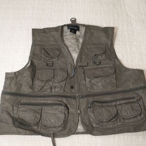 Frogg Toggs Men's Utility Fishing Vest, Brown, Size XL, Hiking, Camping, Outdoor